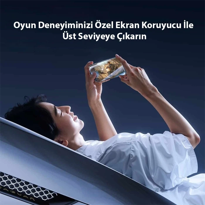 Baseus Crystalline iPhone 15 için Parlama Önleyici Tempered Cam Ekran Koruyucu-(5775)