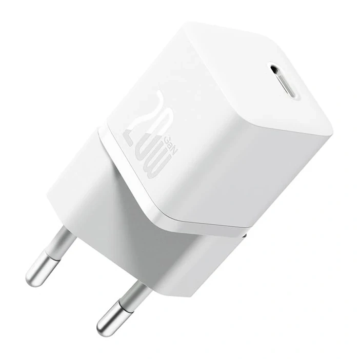 Baseus GaN5 Series 20W PD Ultra Hızlı Type-C Şarj Aleti Mini Adaptör-(5775)