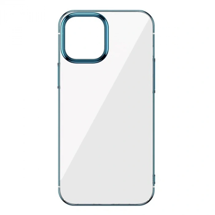 Baseus Glitter Case İPhone 12 Mini 5.4  Şeffaf Lüx Silikon Kılıf Soft TPU Kılıf-(5775)