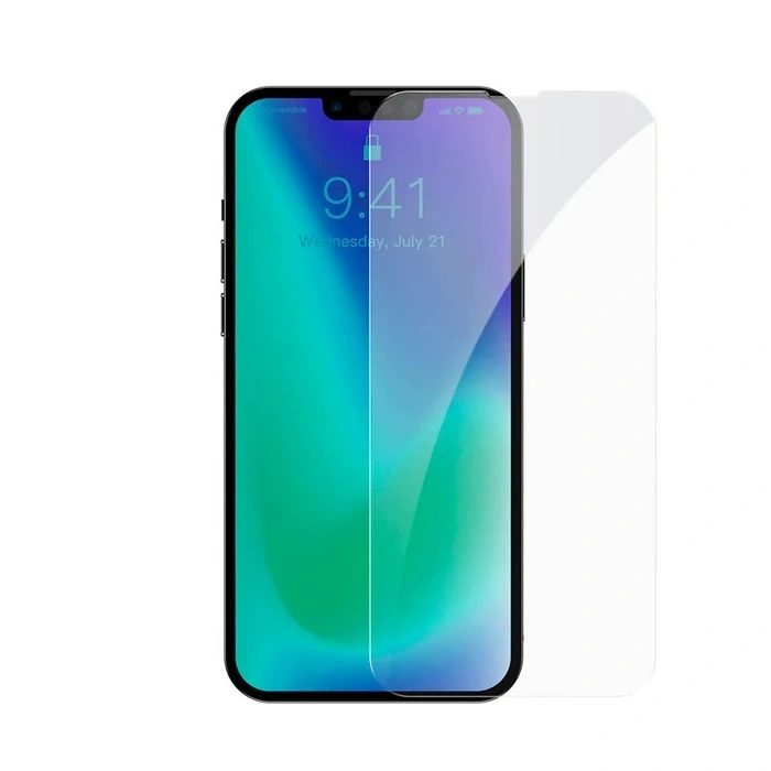 Baseus iPhone 13 Pro Max 0.3mm Tempered Full Cam Ekran Koruyucu 2 Adet Set-(5775)