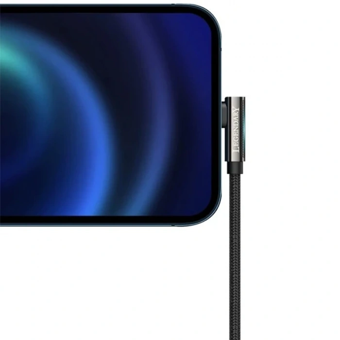 Baseus Legend Elbow USB to iPhone Lightning 2.4A Hızlı Data Şarj Kablosu 1m-(5775)
