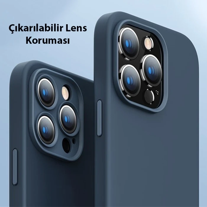 Baseus Liquid Silica Gel iPhone 14 Pro 6.1 Magsafe Silikon Kılıf + Tempered Ekran Koruyucu Set-(5775)