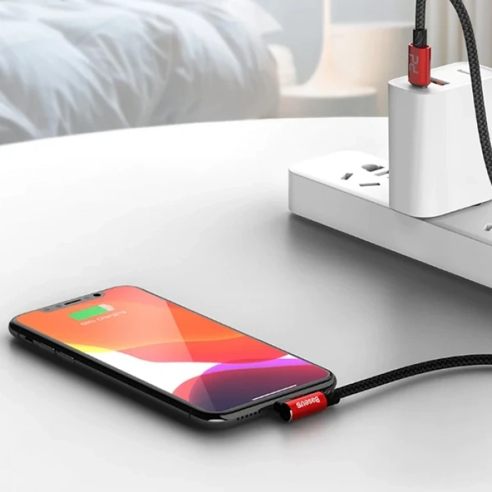 Baseus MVP Elbow Type-C to iPhone PD 18W Hızlı Şarj Usb Kablo 1metre-(5775)