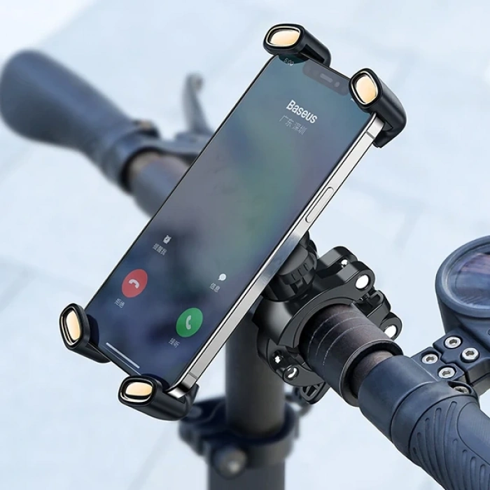 Baseus Quick to take 360 Derece Dönebilen Bisiklet ve Motosiklet Telefon Tutucu-(5775)