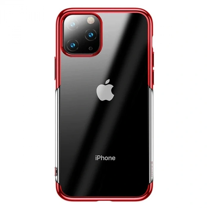 Baseus Shining Case İPhone 11 Pro Max 6.5 Ultra ince Silikon Kılıf-(5775)