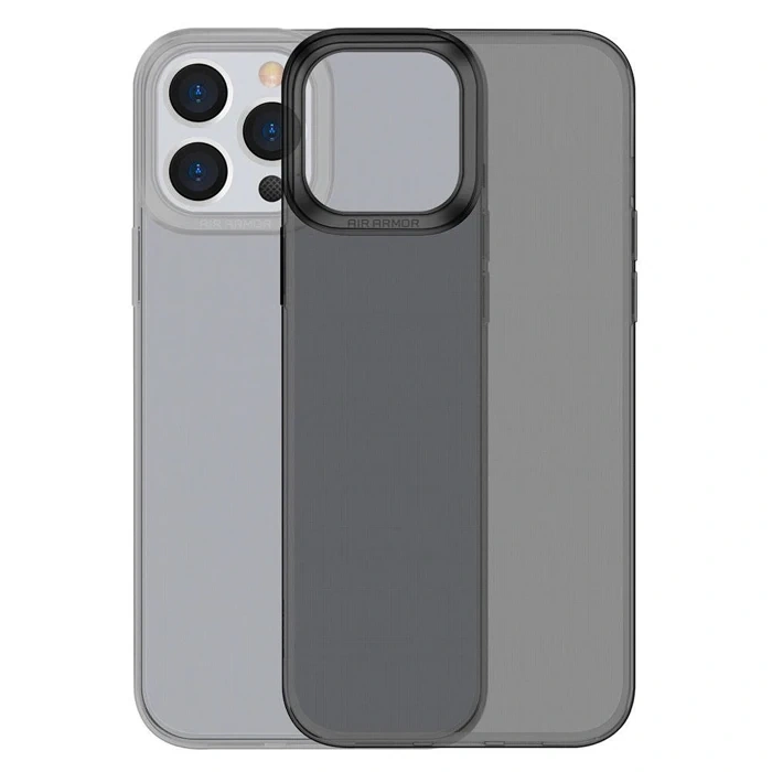 Baseus Simple Case iPhone 13 Pro Max İnce Silikon Şeffaf Kılıf-(5775)
