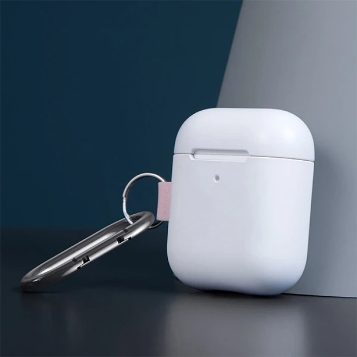 Baseus Woven Label Hook AirPods 1/2 Koruma kılıf+Anahtarlık-(5775)