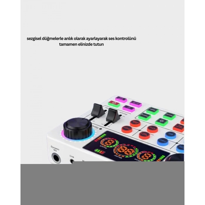 Bluetooth Bağlantılı Karaoke ve Yayın Ses Kontrol Ünitesi