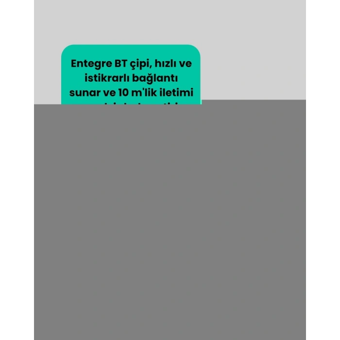 Bluetooth V5.0 Kablosuz Kulak Üstü Kulaklık | Katlanabilir Mikro USB Girişli