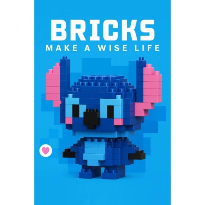Bricks Stitch Mini Lego Figürü