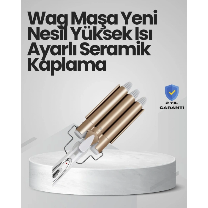 Bukle Saç Maşası – Kolay Kullanım Sağlıklı Bukleler yüksek ısılı