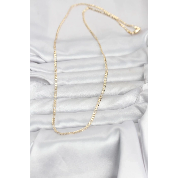 CM 14K Gold Renk İnce Kuşgözü Zincir Model 60 cm Kadın Kolye 5886