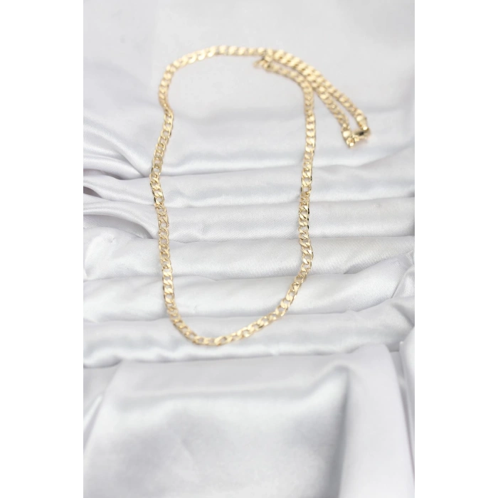 CM 14K Gold Renk Zincir Model 60 cm Kadın Kolye 5886