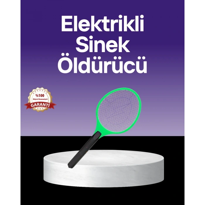 Çocuk ve Evcil Hayvan Dostu Elektrikli Sinek Raketi | Güvenli Kullanım