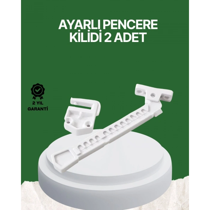 Çocuk ve Evcil Hayvanlar İçin Pencere Emniyet Kilidi 2 Adet