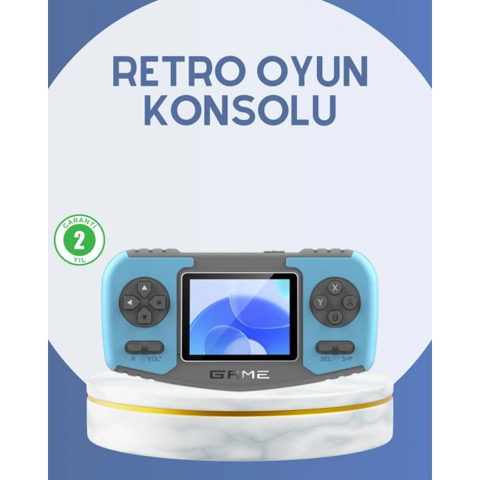 Çocuklara Özel Retro Oyun Konsolu Portatif Eğlence Cihazı