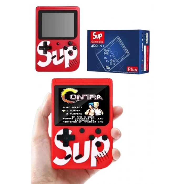 Çocuklara Özel Taşınabilir Sup El Atarisi 400 Oyunlu Nostaljik Oyun Konsolu