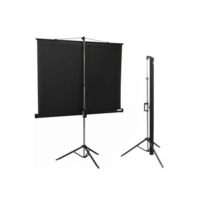 Codegen TX-20 TRIPOD PROJEKSİYON PERDESİ 200X200 (Arkası Siyah Fonlu - Taşınabilir Ayaklı Model)(1923)