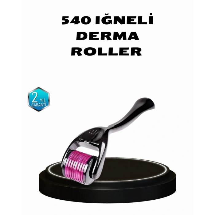 Derma Roller Titanyum İğneli Cilt Yenileyici – Akne Kırışıklık ve Leke Karşıtı