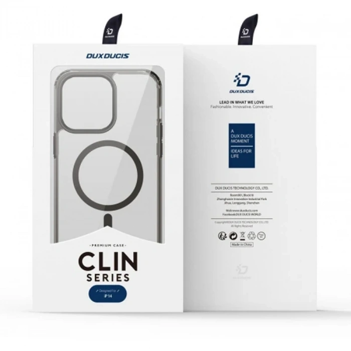 Dux Ducis Clin Mag Series iPhone 14 6.1 Magsafe Uyumlu Manyetik Silikon Kılıf-(5775)