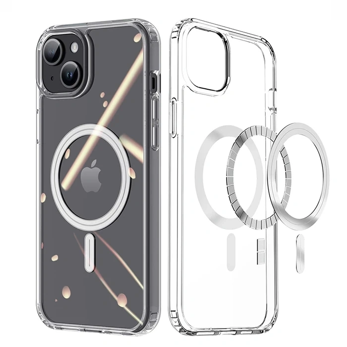 Dux Ducis Clin Mag Series iPhone 15 Plus Magsafe Uyumlu Manyetik Silikon Kılıf-(5775)