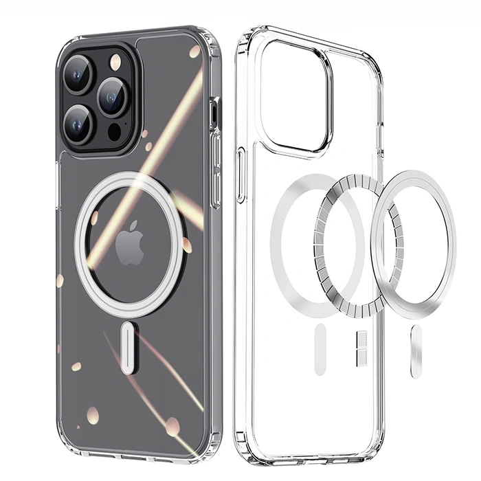 Dux Ducis Clin Mag Series iPhone 15 Pro Magsafe Uyumlu Manyetik Silikon Kılıf-(5775)
