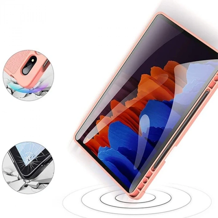 Dux Ducis Galaxy Tab S8 Plus (X800/X806) S7FE (T730/T736B) S7 Plus (T970/T976B) Kılıf Domo Series-(5775)