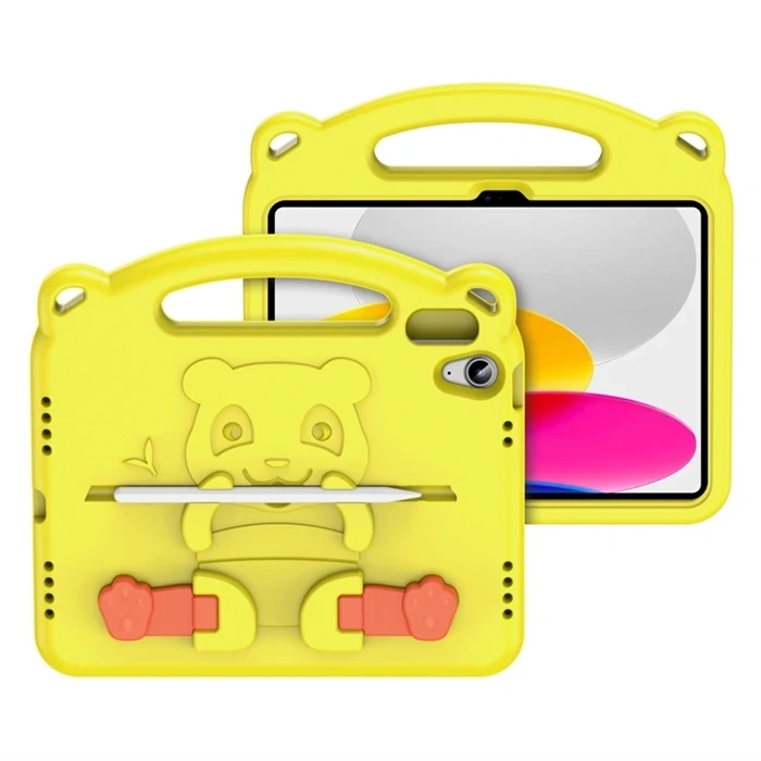 Dux Ducis iPad 10.2 2022 Kılıf Panda Serisi Çocuk Shockproof Standlı Kılıf-(5775)