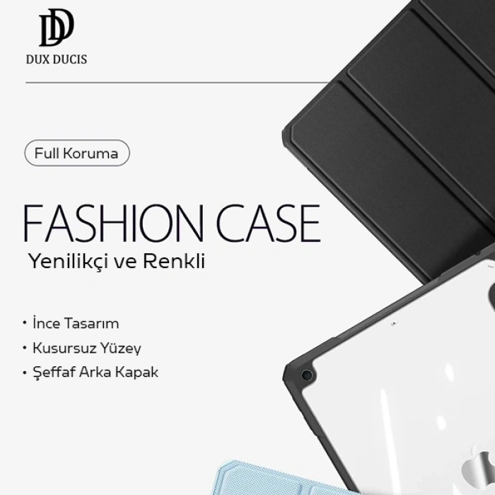 Dux Ducis iPad 7-8 -9 10.2 (201920202021) Kılıf Kalem Bölmeli Toby Series-(5775)