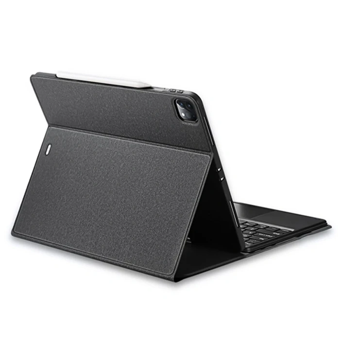Dux Ducis iPad Pro 12.9 (2020/2021/2022) TK Series Kablosuz Bluetooth Klavye Touchpad Kılıf-(5775)