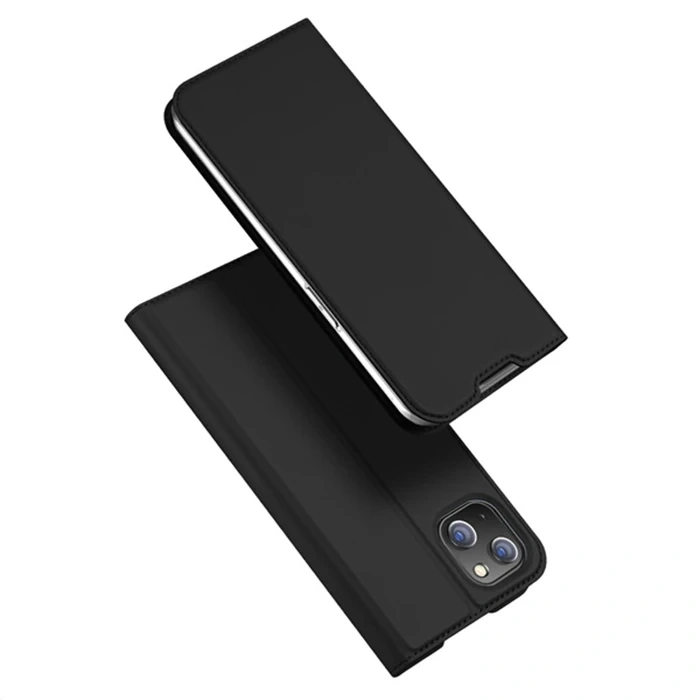 Dux Ducis iPhone 14 Plus 6.7 Kılıf Skin Pro Series Flip Cover Kapaklı Kılıf-(5775)