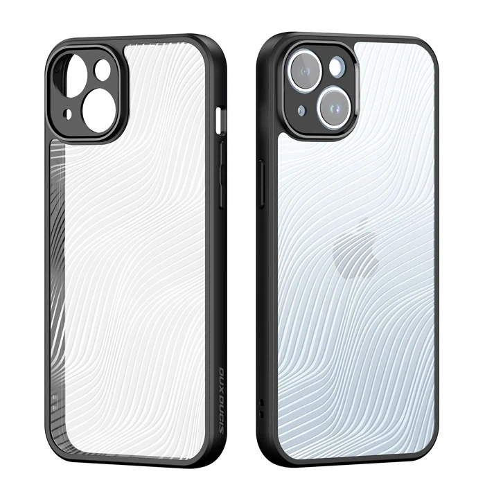 Dux Ducis iPhone 14 Plus Aimo Series Premium Buzlu Sert PC-TPU Kılıf-(5775)