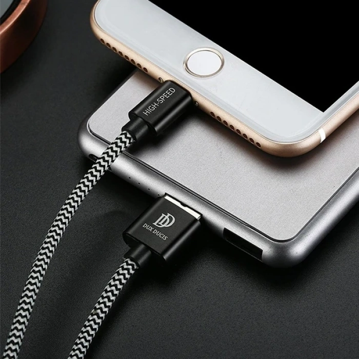 Dux Ducis K-One Cable İPhone  Usb Şarj Kablosu 1 METRE-(5775)