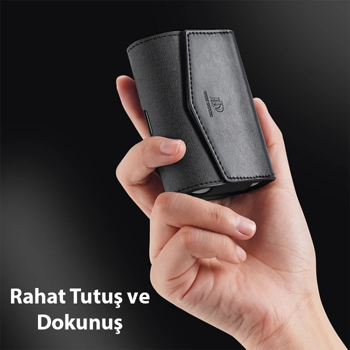 Dux Ducis Mix Series Apple Airpods 3 için Premium Mıknatıslı Deri Kılıf-(5775)