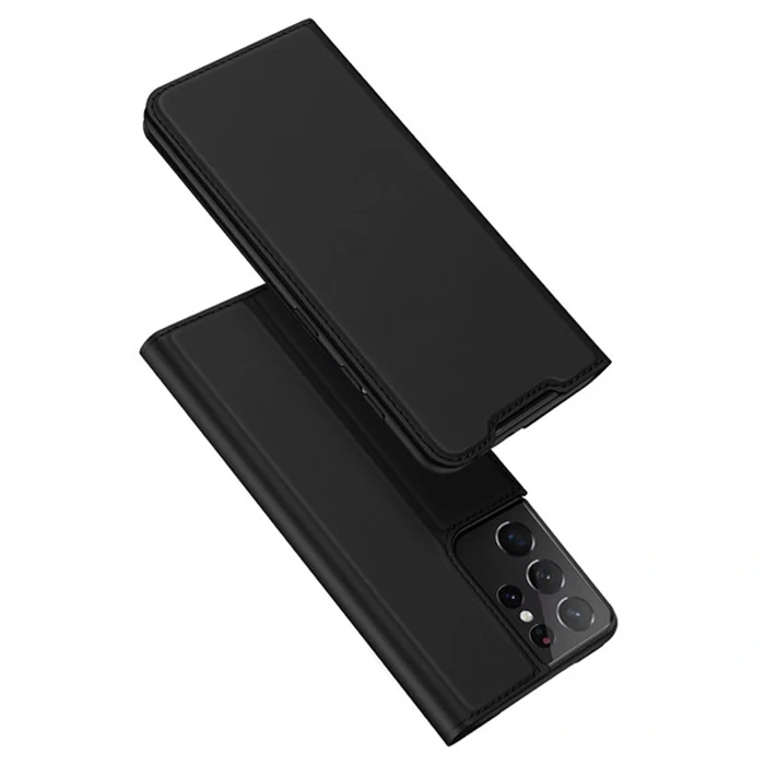 Dux Ducis SM Galaxy S21 Ultra Kılıf Flip Cover Kılıf SkinPro Series-(5775)