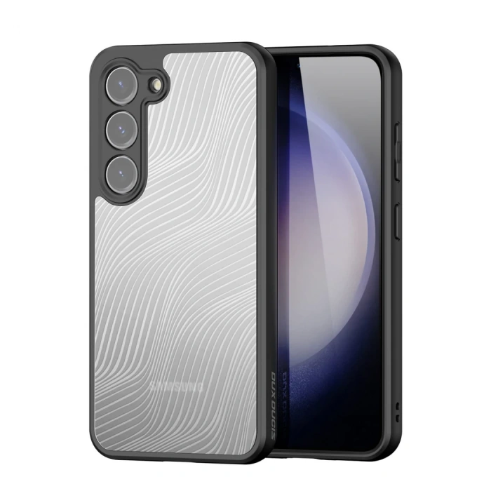Dux Ducis SM Galaxy S23 Plus Aimo Series Premium Buzlu Sert PC-TPU Kılıf-(5775)