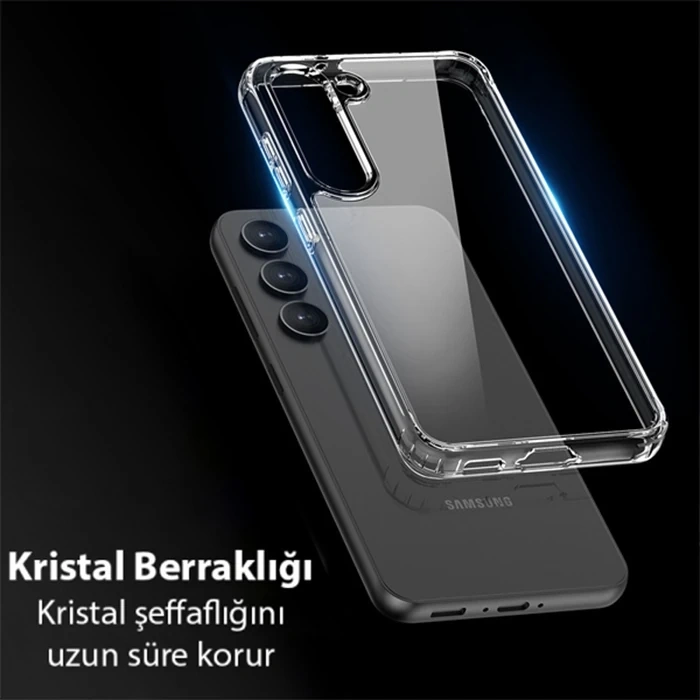 Dux Ducis SM Galaxy S23 Plus Clin Series Shockproof Şeffaf Silikon Kılıf-(5775)