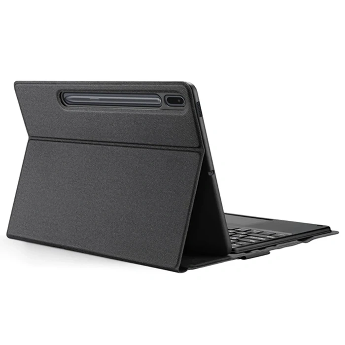 Dux Ducis SM Galaxy Tab S8 Plus-S7 Plus-S7 FE ile Uyumlu Bluetooth Klavye Touchpad Kılıf-(5775)