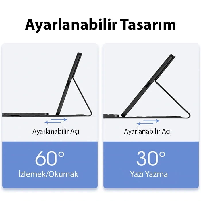 Dux Ducis SM Galaxy Tab S8 Plus-S7 Plus-S7 FE ile Uyumlu Bluetooth Klavye Touchpad Kılıf-(5775)