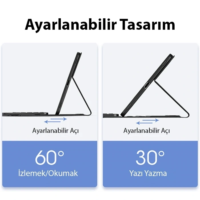 Dux Ducis SM Galaxy Tab S8/S7 Bluetooth Klavye Touchpad Kılıf X700-X706-T870-T875-T876B-(5775)