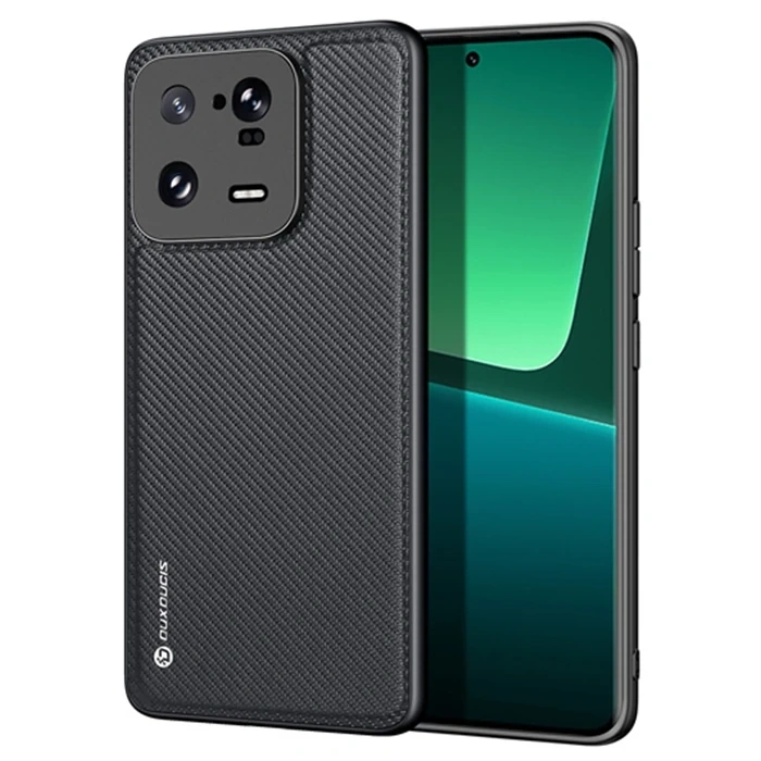 Dux Ducis Xiaomi 13 Pro Fino Serisi Premium Dokuma Silikon Kılıf-(5775)
