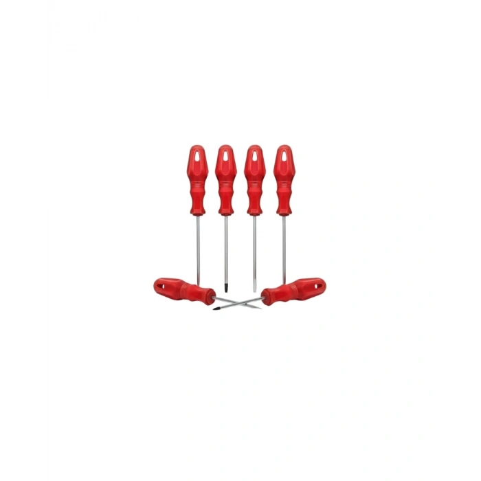 Düz ve Yıldız Başlıklı 7li Tornavida Seti Ergonomik Tutma