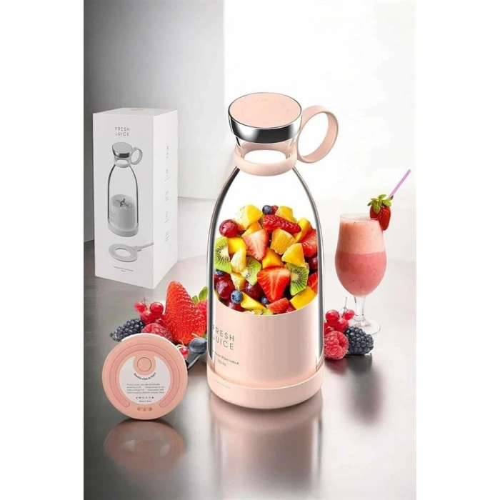El Blender Taşınabilir Meyve Blender Şarj Edilebilir Taşınabilir Blender Elektrikli