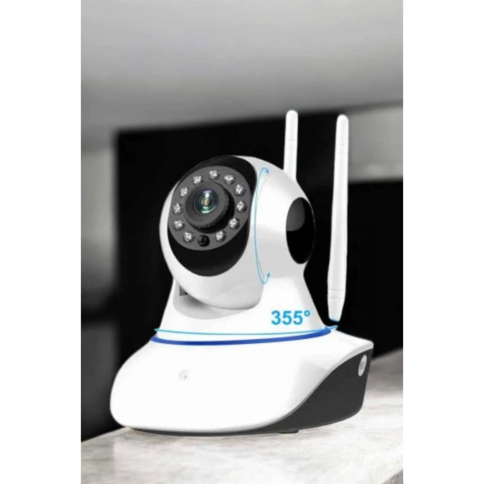 Ev Kamerası Wifi Kamerası Video Kayıt Çift Yönlü Hareket Sensörü Bebek