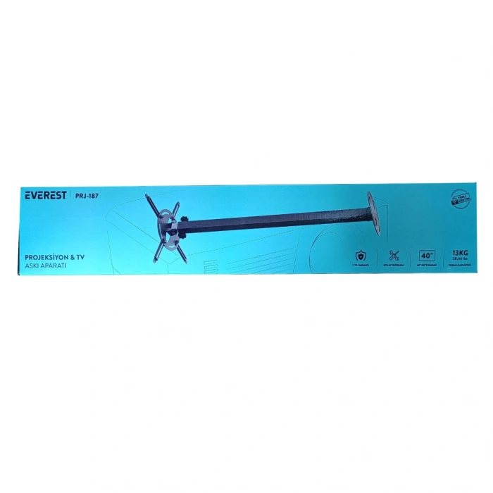 Everest PRJ-187 Teleskopik Ayak (63-102cm) 13kg Taşıma Projeksiyon Askı Aparatı(1923)