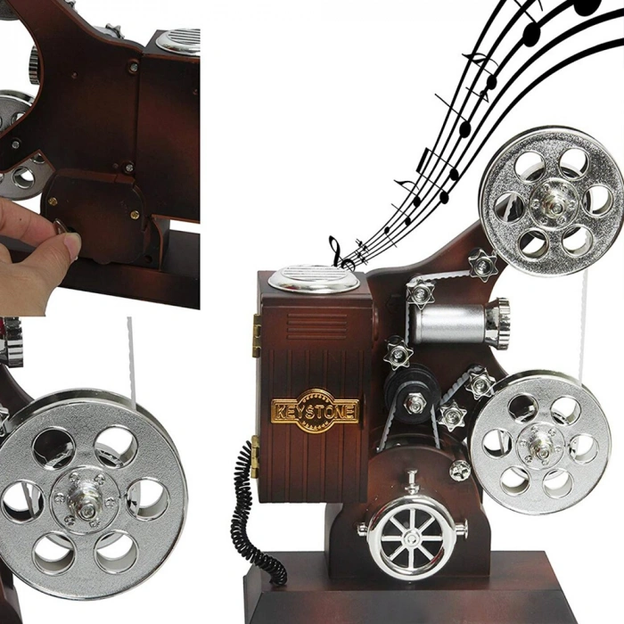 Film Makinesi Tasarımlı Müzik Kutusu