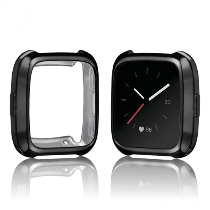 Fitbit Versa Ultra İnce Yumuşak Tpu Silikon Kılıf-(5775)