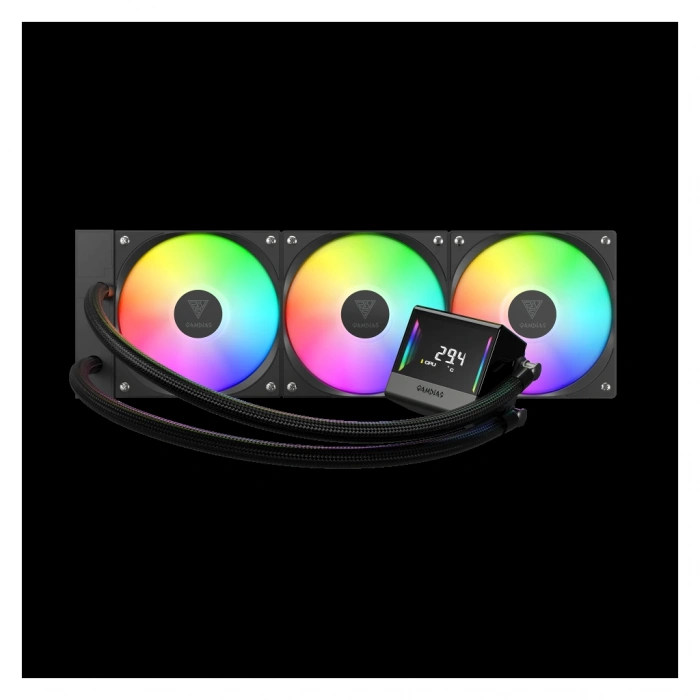 GAMDIAS CHIONE E4-360 360mm ARGB 3 Fanlı Dijital Ekran CPU Sıvı Soğutma(1923)