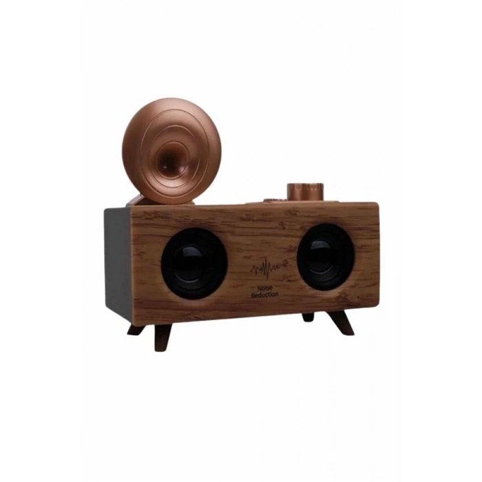 Gramafon Radyo Bluetooth Hoparlör Nostaljik Radyo FM Radyo
