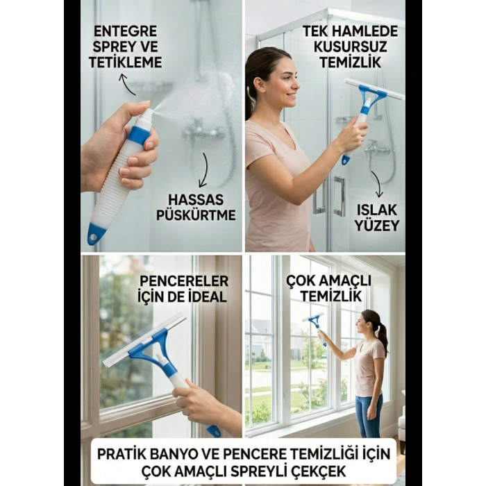 HBNET Pratik Sprey Mekanizmalı Cam Sileceği